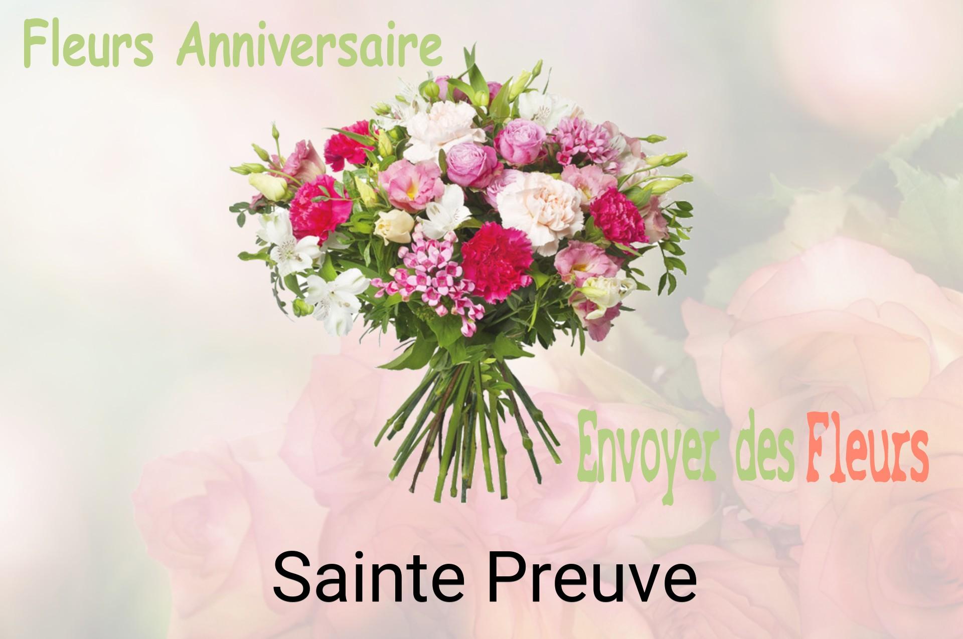 Bouquet de fleurs d’anniversaire livré à Sainte-Preuve