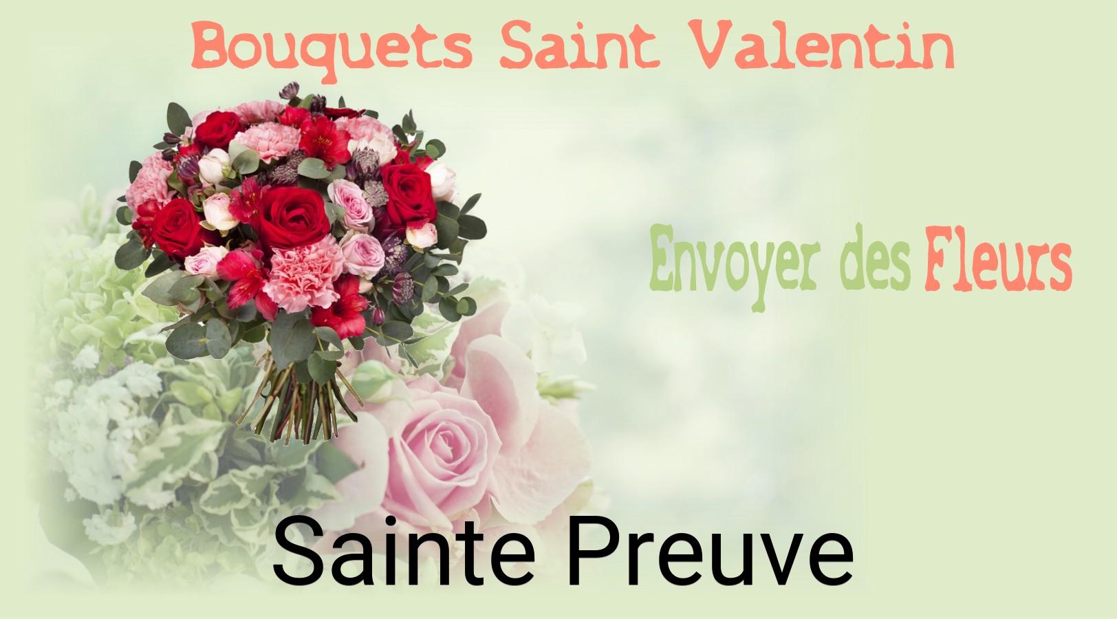 Roses de Saint-Valentin livrées à Sainte-Preuve